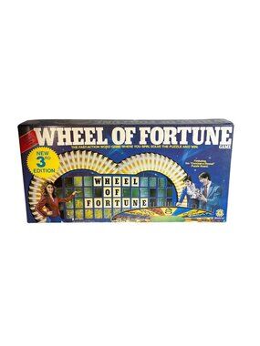 Wheel Of Fortune Game 3rd Edition Board Game 1985 Pressman Complete Vintage